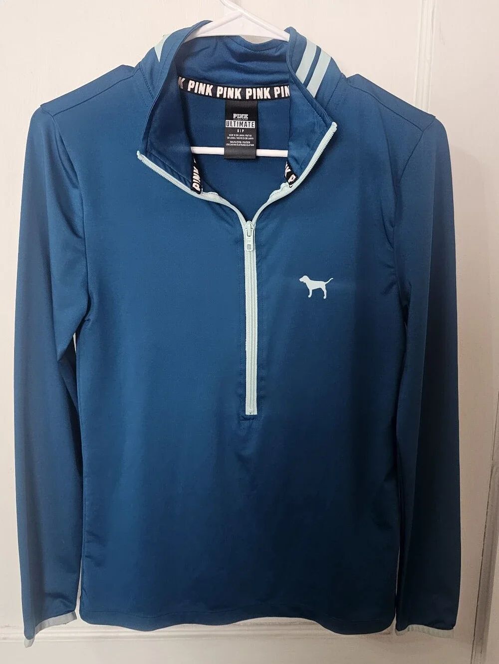 Victoria's Secret Pink Athletic Half Zip Size Small, Like New
